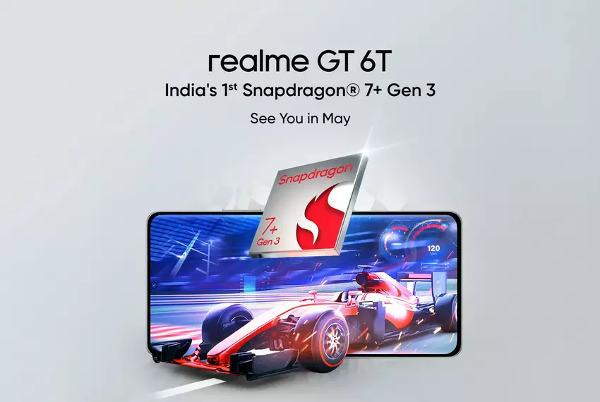 Het is officieel: realme GT 6T met Snapdragon 7+ Gen 3-chip debuteert in mei