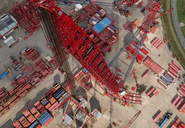 De krachtigste landkraan ter wereld is ...