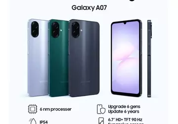 Samsung Galaxy A07-specificaties, renderings en advertentiebanner ...