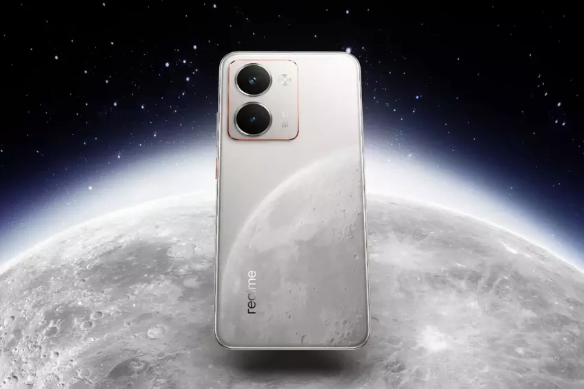 Realme P3 Ultra krijgt een uniek ontwerp met het oppervlak van de maan