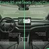 Voorbeeld van interieur van Enyaq RS en Coupé RS