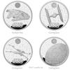 De UK Mint heeft een numismatische collectie uitgebracht met drie iconische ruimteschepen en de Death Star uit Star Wars.-7 De UK Mint heeft een numismatische collectie uitgebracht met drie iconische ruimteschepen en de Death Star uit Star Wars.-7
