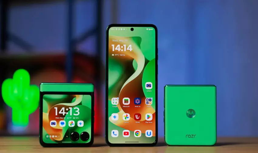 Motorola Razr 2025 clamshell opvouwbare telefoon