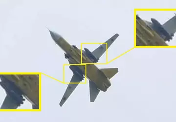 Oekraïense Su-24M bommenwerper met twee Storm ...