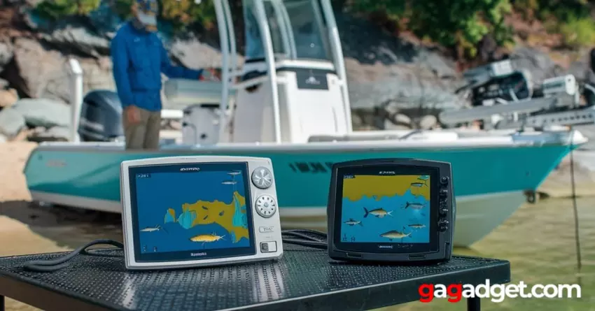 Draadloze visvinder met GPS