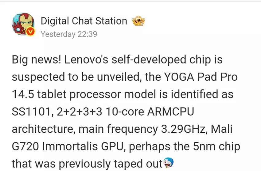 Automatische vertaling van het bericht van insider Didital Chat Station