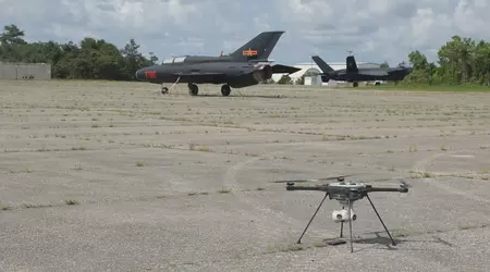 Het Amerikaanse Korps Mariniers gebruikt een model van China's J-20 Mighty Dragon gevechtsvliegtuig van de vijfde generatie.