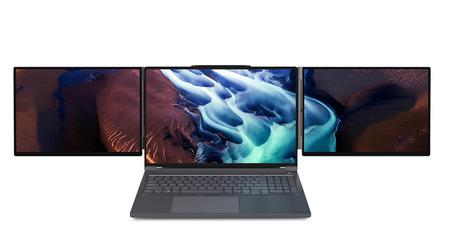 Insider toont Lenovo laptop concept met opladen op zonne-energie en module voor extra schermen