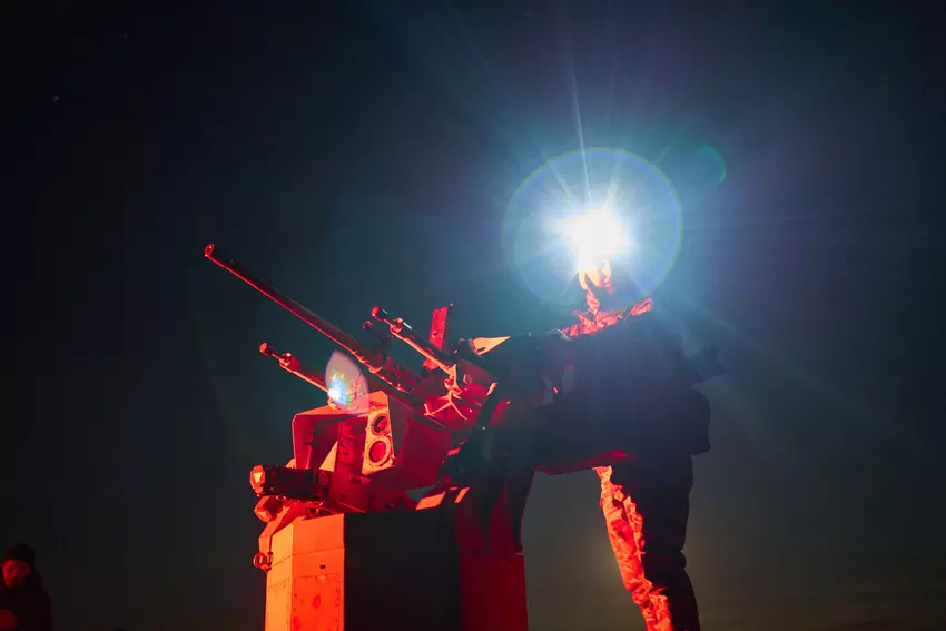 Sky Sentinel luchtafweertoren met M2 Browning machinegeweer