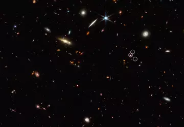 James Webb ontdekte aan het begin ...