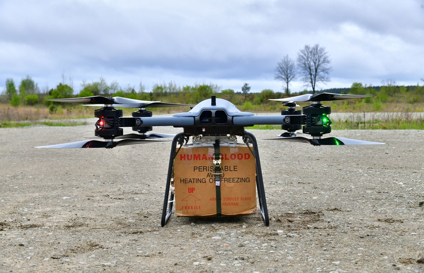 Het idee van de strijdkrachten van Oekraïne: het Amerikaanse leger test bloedlevering per drone