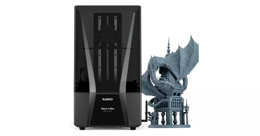ELEGOO Saturn 3 UItra MSLA 3D Printer beste 3d-printers voor miniaturen