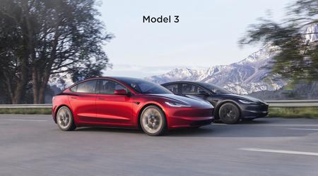 Tesla heeft de nieuwe Model 3 onthuld: nieuw uiterlijk en grotere actieradius