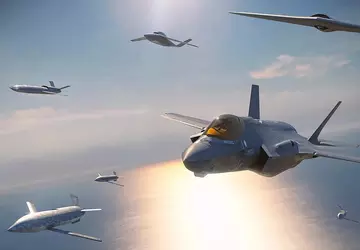 De Amerikaanse luchtmacht staat op het ...