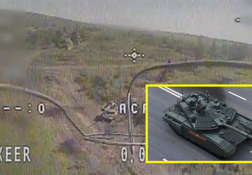 Oekraïense FPV-drones raken Russische gemoderniseerde T-90M ...