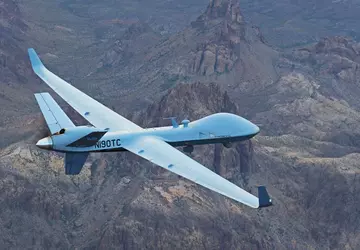Amerikaanse MQ-9B SkyGuardian en SeaGuardian drones ...