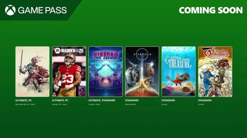 Xbox Game Pass-abonnees kunnen in februari een aantal grote nieuwe releases verwachten, met Starfield beschikbaar in het standaardtarief