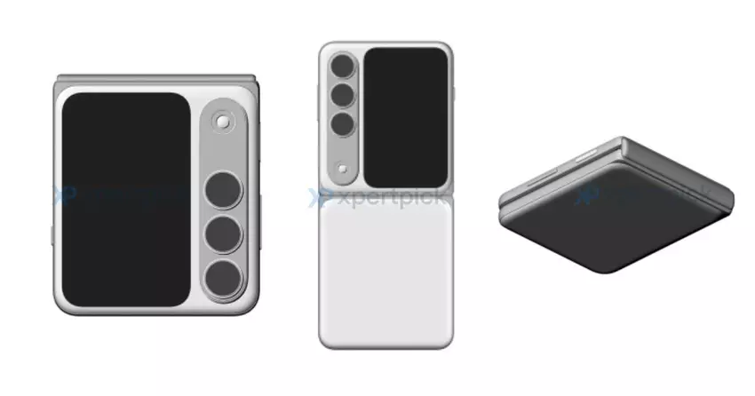 Bijna zoals de Samsung Galaxy Flip: Oppo heeft het ontwerp van een nieuwe opvouwbare smartphone gepatenteerd