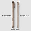 Vergelijking van iPhone 16 Pro en iPhone 17 Air