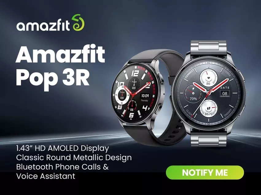 Amazfit Pop 3R: Betaalbare smartwatch met SpO2-sensor en 12 dagen batterijduur voor $42