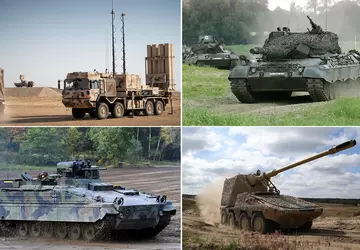 30 Leopard 1 tanks, vier IRIS-T ...