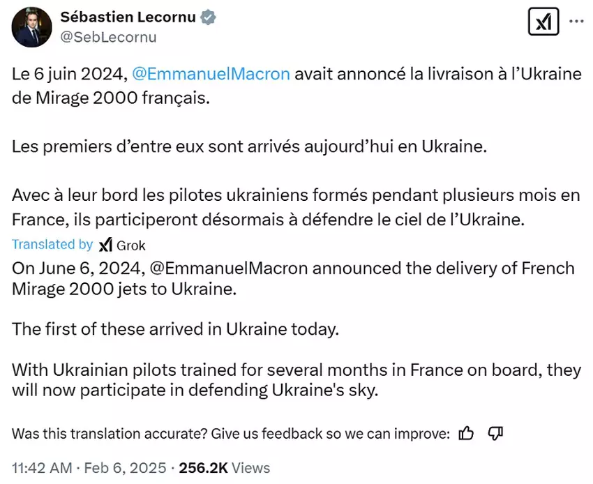 Frans minister van Defensie Sebastien Lecornuil