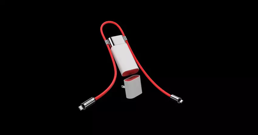 OnePlus en Sharge lanceren 'Pouch' slimme batterij met ingebouwde ultrasnelle oplader en magnetische kabel