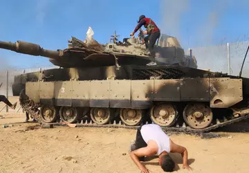 Terroristen van Hamas hebben een van ...