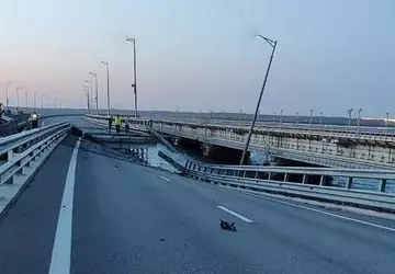 Media: de aanval op de Krimbrug ...