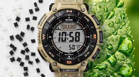 Casio PRO TREK PRG-340SC horloge met ingebouwd digitaal kompas, hoogtemeter en thermometer uitgebracht
