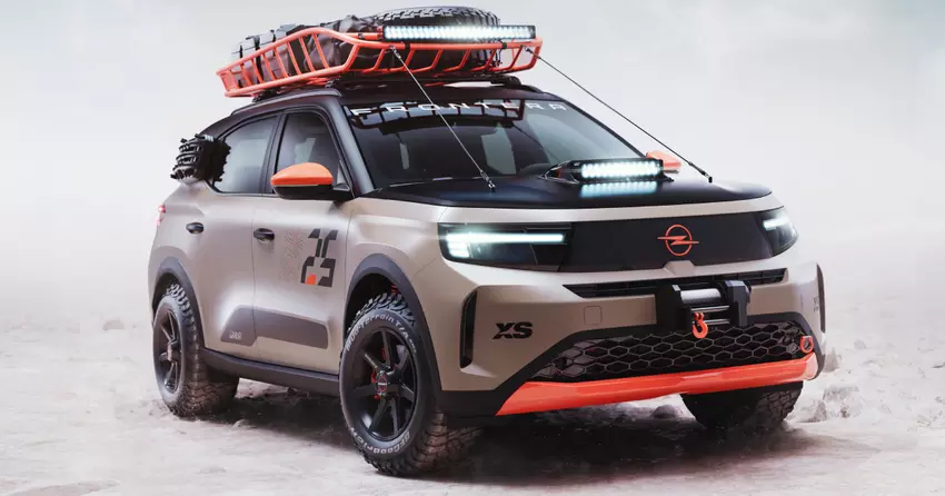 Opel Frontera Gravel: de elektrische avonturenauto zal te zien zijn op de XS Carnight Wörthersee.