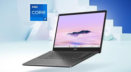 Acer Chromebook Plus 515 - Intel-chips van de 12e en 13e generatie, batterijduur tot 10 uur en militaire norm MIL-STD 810H, vanaf 399 dollar