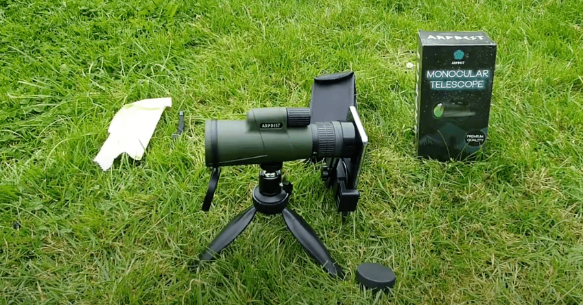 ARPBEST 25X50 monoculair met smartphone-adapter