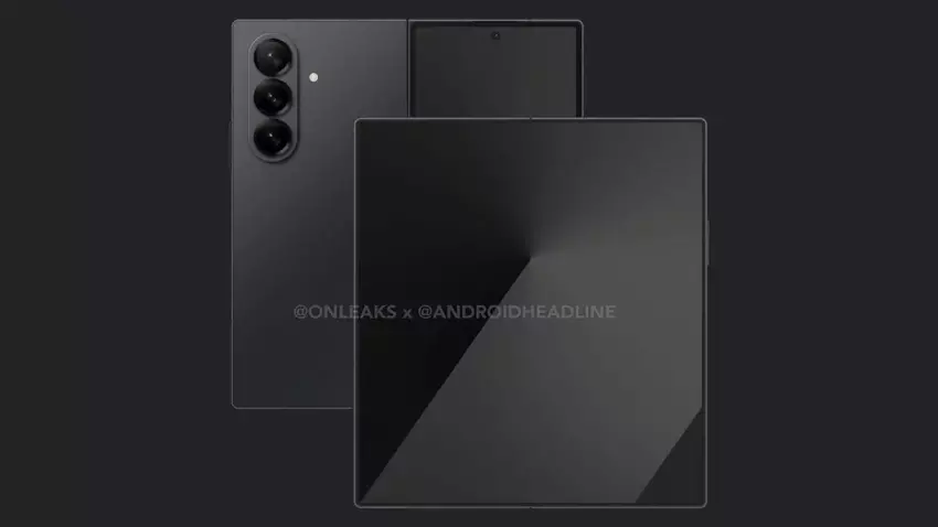 Samsung Galaxy Fold 7 is verschenen in de eerste renders die het ontwerp volledig onthullen