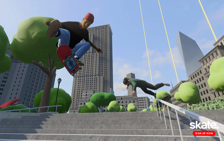 Skate simulator herstart gameplay is online gezet