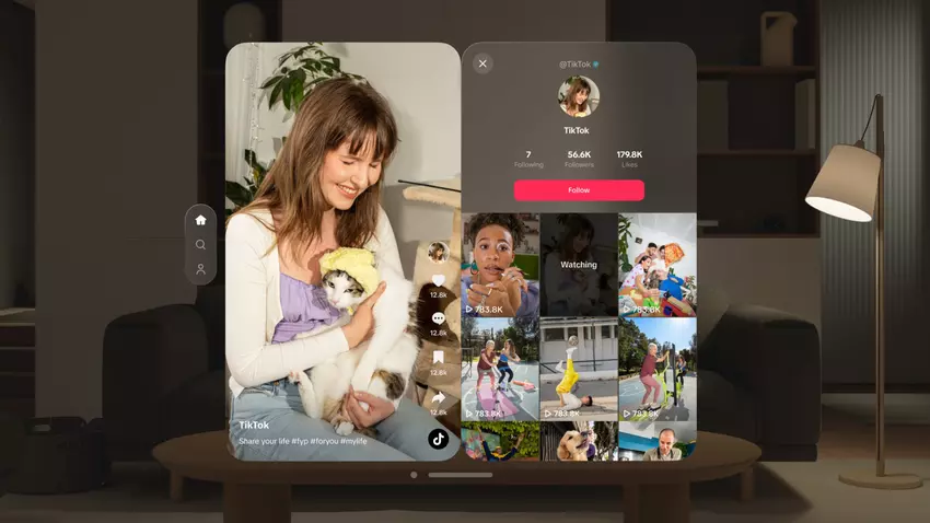 ByteDance heeft de TikTok-app voor Apple Vision Pro uitgebracht