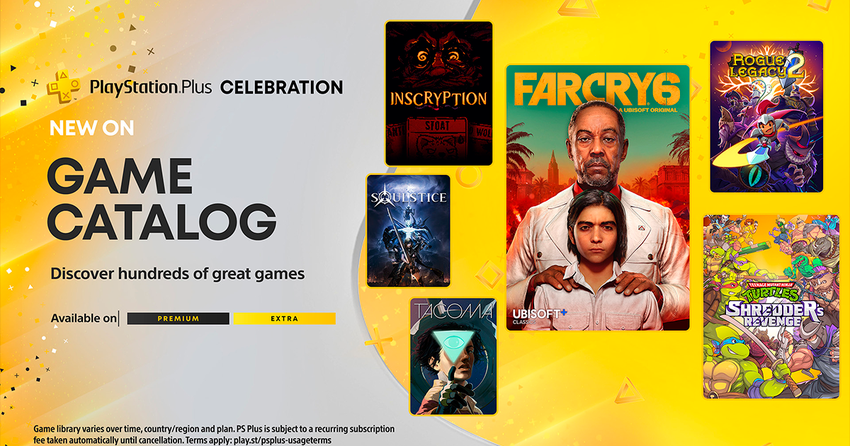 PlayStation voegt op 20 juni nieuwe games toe aan de Extra en Deluxe bibliotheken: Far Cry 6, Inscryption, Tacoma, Killing Floor 2 en anderen.
