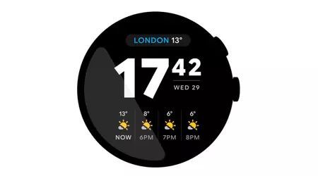 Google vernieuwt weerwidget op Wear OS: nieuw ontwerp en 4-uursverwachting