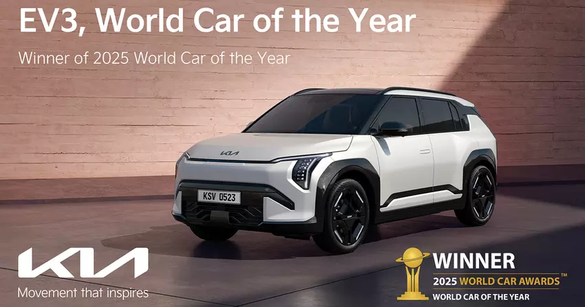 Kia EV3 wint '2025 Wereldauto van het Jaar' nominatie