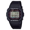 G-Shock DW5000R miniatuur op de achtergrond