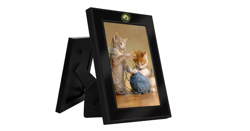 Camera met fotolijst 