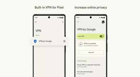 Google introduceert "Pixel VPN by Google" in plaats van Google One voor Pixel-eigenaars