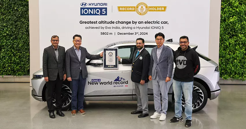 Hyundai IONIQ 5 komt binnen in Guinness Book of World Records
