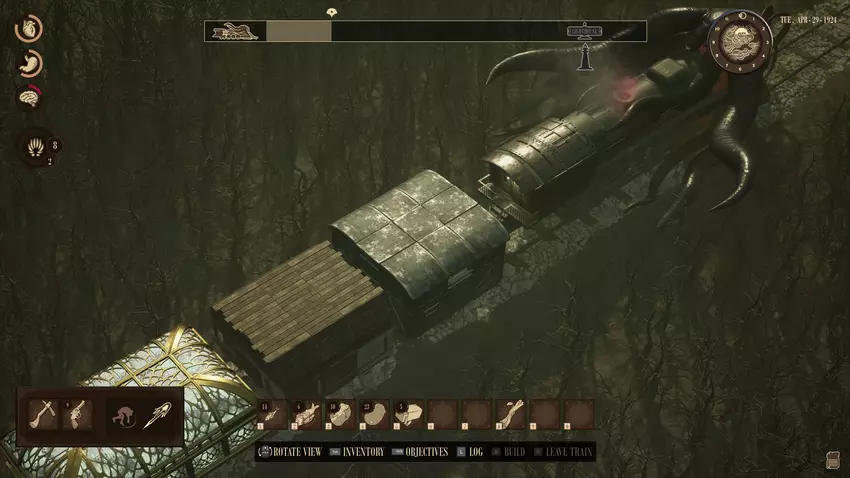 Trein naar RailGoden van Hysterra