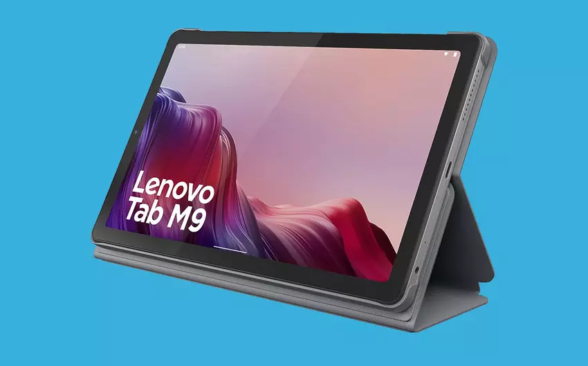 Lenovo Tab M9 (2023) met een 9-inch scherm, MediaTek Helio G80-chip en een hoesje is verkrijgbaar op Amazon voor $99 (33% korting)