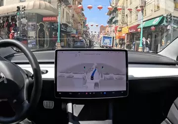 De onbemande Tesla van Elon Musk ...