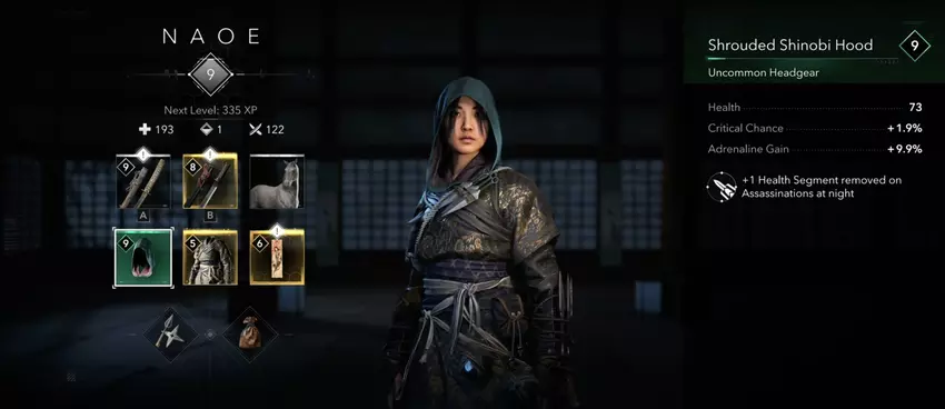 Shinobi Naoe uit Assassin's Creed Shadows