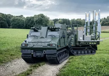 2 IRIS-T SLS SAM lanceerinrichtingen, 8 ...