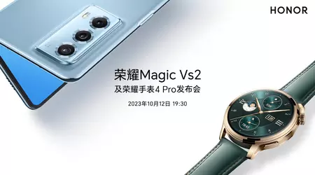 Het is officieel: Honor Magic Vs 2 en Honor Watch 4 Pro worden op 12 oktober onthuld