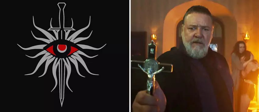 De makers van Pope's Exorcist film gebruikten een symbool uit Dragon Age: Inquisition in plaats van het echte teken van de Spaanse Inquisitie